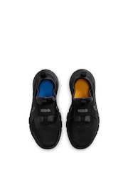 Nike Black/Silver Flex Runner 2 Junior Trainers - Image 8 of 10