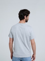 Animal Light Grey Classico Mens 100% Cotton T-Shirt - Image 4 of 5