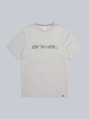 Animal Light Grey Classico Mens 100% Cotton T-Shirt - Image 5 of 5