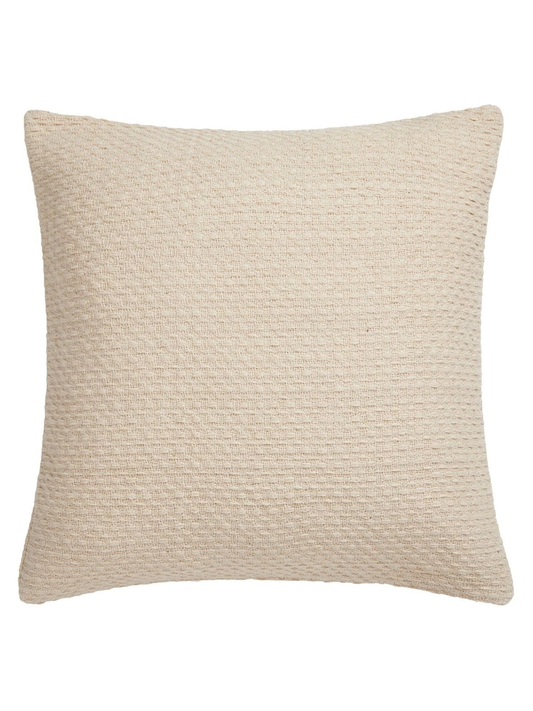 Drift Home Cream Hayden 100% Cotton Cushion - Image 1 of 3