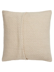 Drift Home Cream Hayden 100% Cotton Cushion - Image 2 of 3