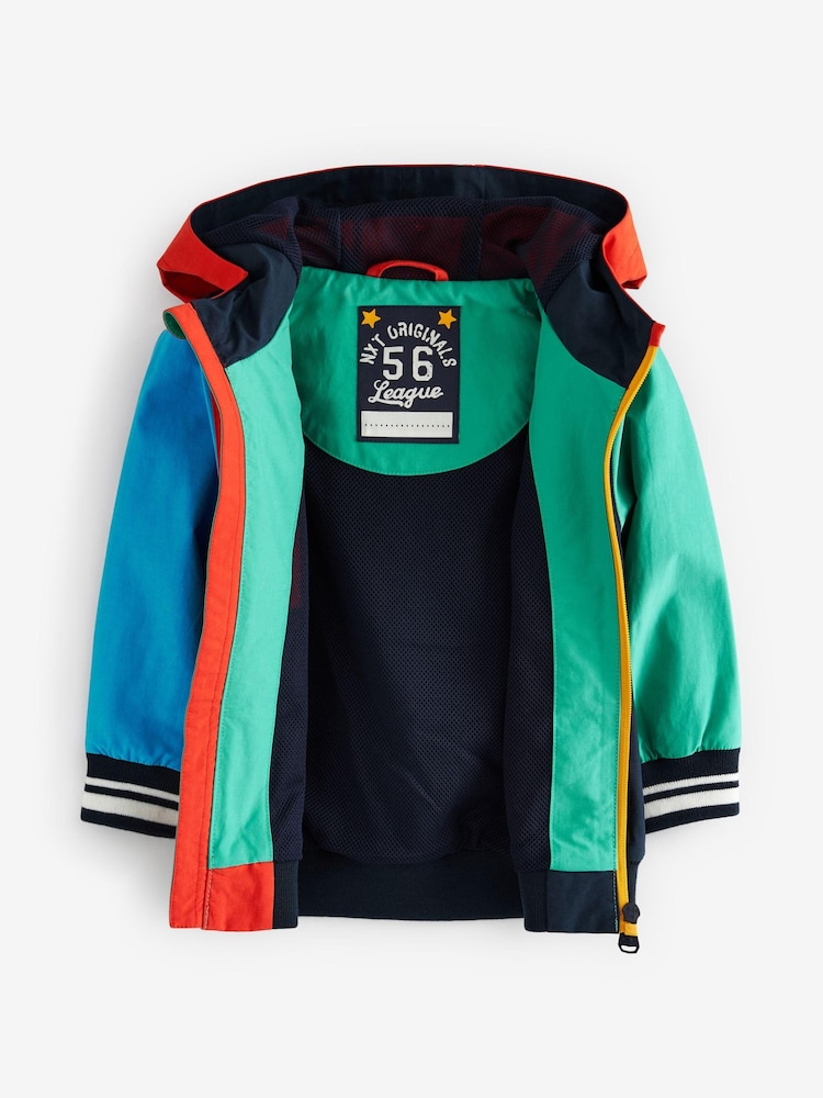Blockfarben, mehrfarbig - Spritzwasserfeste Bomberjacke (3Monate–7Jahre) - Bild 7 von 7