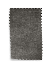 Dark Smoke Grey Fine Chenille Easy Clean Upholstery Swatch - Image 1 of 1