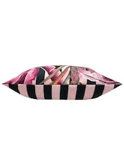 Evans Lichfield Black Toucan Peacock Outdoor Floor Cushion - Image 3 of 4