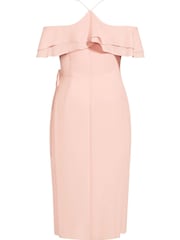 City Chic Pink Elegant Maxi Dress - Image 4 of 4