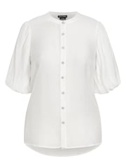 City Chic White Diamond Affair Top - Image 3 of 4