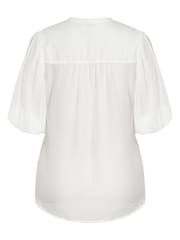 City Chic White Diamond Affair Top - Image 4 of 4