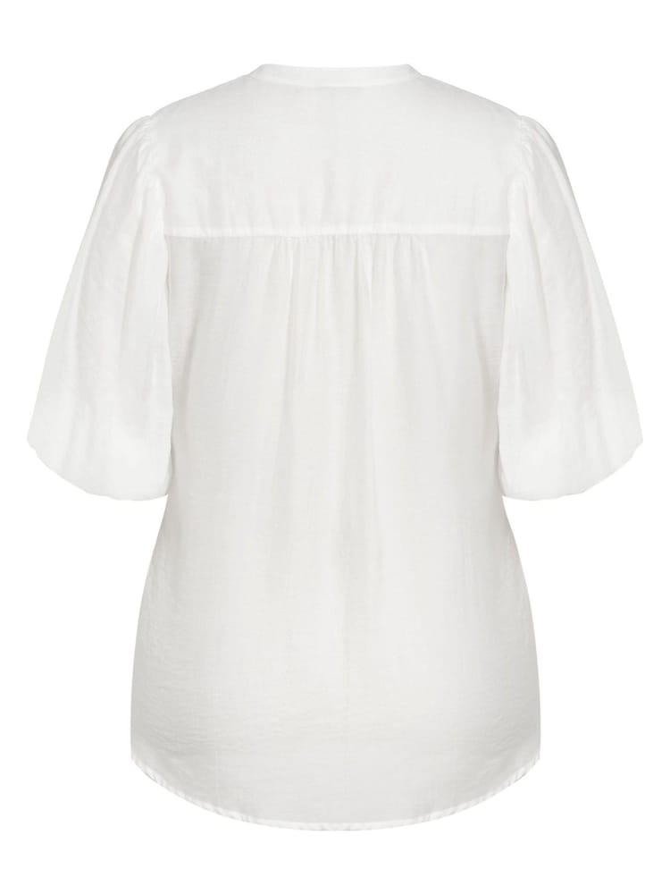 City Chic White Diamond Affair Top - Image 4 of 4