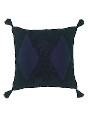 Furn Blue Kantha 100% Cotton Cushion - Image 1 of 5