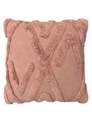 Furn Pink Kamjo 100% Cotton Cushion - Image 1 of 4