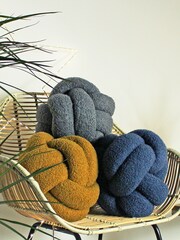 furn. Cream Bouclé Cushion - Image 1 of 4
