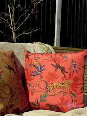 furn. Orange Wildlife 43 x 43 Outdoor Polyester Cushion - Image 1 of 4