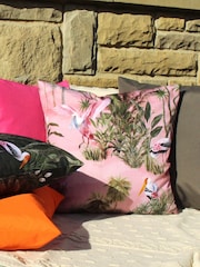 Riva Paoletti Blush Pink Platalea Outdoor Cushion - Image 1 of 5
