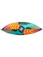 furn. Pink Coralina Outdoor Polyester Cushion - Image 2 of 6