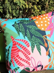 furn. Pink Coralina Outdoor Polyester Cushion - Image 3 of 6