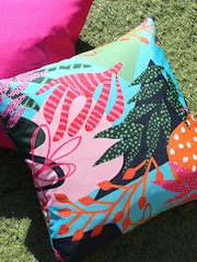 furn. Pink Coralina Outdoor Polyester Cushion - Image 5 of 6