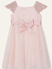 Monsoon Pink Baby Estella Dress - Image 2 of 3