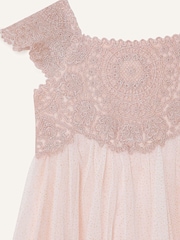 Monsoon Pink Baby Estella Dress - Image 3 of 3