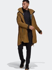adidas Brown MYSHELTER RAIN.RDY Parka - Image 1 of 6