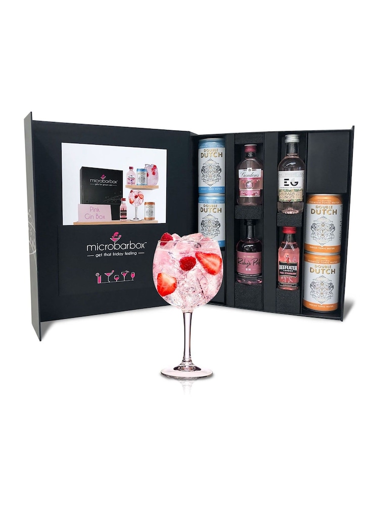 MicroBarBox Pink Gin & Tonic Gift Set - Image 2 of 4