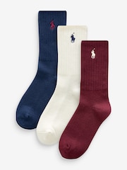 Polo Ralph Lauren Fantje uniseks bombažne nogavice Crew z logotipom 3 Pack - Slika 2 iz 7