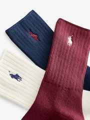 Polo Ralph Lauren Fantje uniseks bombažne nogavice Crew z logotipom 3 Pack - Slika 6 iz 7