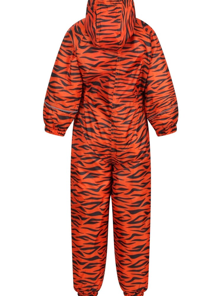 Regatta Orange Printed Splat Ii Waterproof Puddlesuit - Image 2 of 4