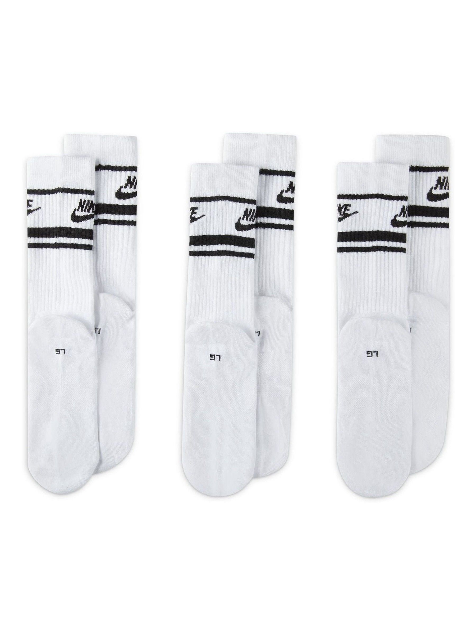 nike white crew socks mens