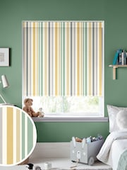 Yellow Multi Stripe Made To Measure Roller Blind - Image 1 of 6