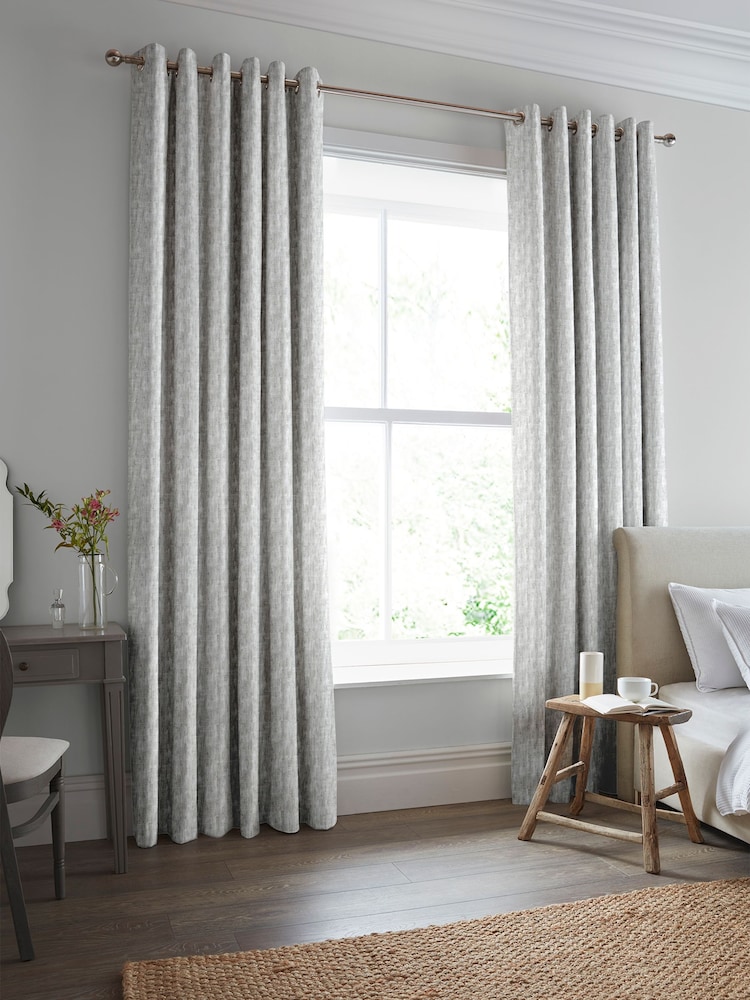 Laura Ashley Dove Whinfell Made To Measure Curtains - Image 1 of 9