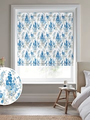 Laura Ashley Blue Sky Stocks Made To Measure Roman Blind - Image 1 of 7