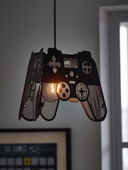 Black Metal Game Controller Easy Fit Light shade - Image 1 of 4