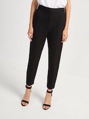 French Connection Black Fino Glass Stretch Slim Trousers - Image 1 of 3