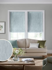 Laura Ashley Mid Seaspray Whinfell Made To Measure Roman Blind - Image 1 of 6