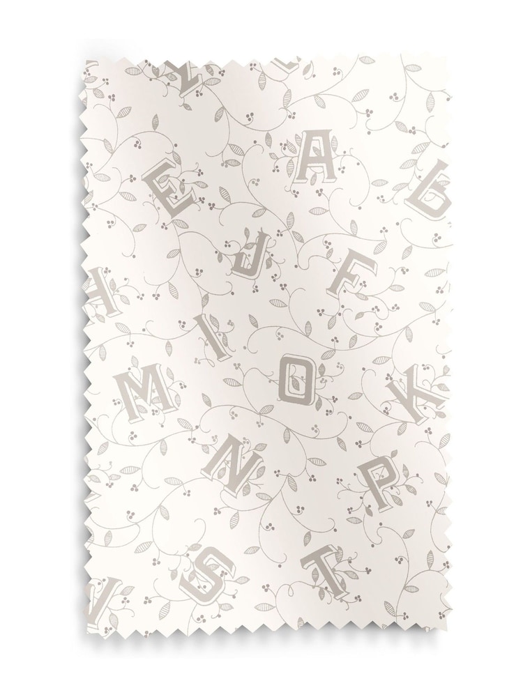 Laura Ashley Linen Natural Kids Ahoy Alphabet Made To Measure Curtains - Image 9 of 9