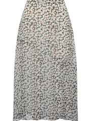 Sonder Studio Purple Soft Floral Midi Skirt - Image 5 of 5
