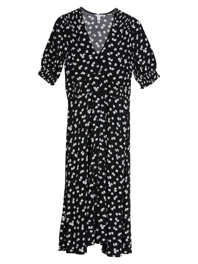 Sonder Studio Black Blossom Tea Dress - Image 5 of 5
