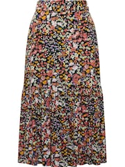 Sonder Studio Red Meadow Print Midi Skirt - Image 5 of 5