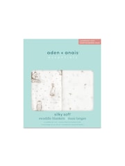aden + anais White Essentials Silky Soft Muslin Blankets 2 Pack Healing Nature - Image 3 of 7