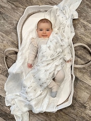aden + anais White Essentials Silky Soft Muslin Blankets 2 Pack Healing Nature - Image 6 of 7