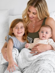 aden + anais Grey Dream Silky Soft Muslin Culture Club Blanket - Image 2 of 6