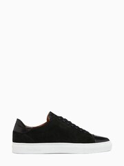 Oliver Sweeney Ossos Black Calf Leather/Suede Cupsole Trainers - Image 1 of 5