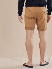Oliver Sweeney Frades Tan Brown 100% Cotton Shorts - Image 2 of 5