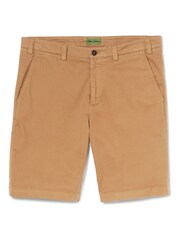 Oliver Sweeney Frades Tan Brown 100% Cotton Shorts - Image 5 of 5