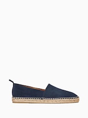 Oliver Sweeney Navy Blue Rioja Calf Suede Espadrilles - Image 1 of 5