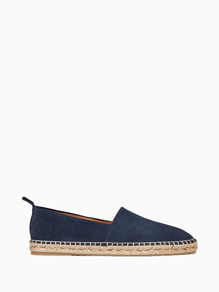 Oliver Sweeney Navy Blue Rioja Calf Suede Espadrilles - Image 1 of 5
