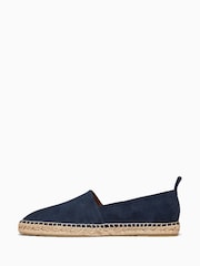 Oliver Sweeney Navy Blue Rioja Calf Suede Espadrilles - Image 2 of 5