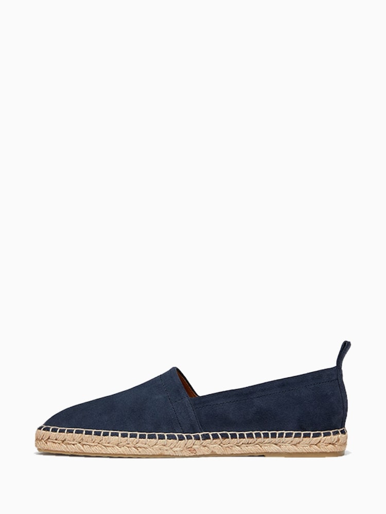 Oliver Sweeney Navy Blue Rioja Calf Suede Espadrilles - Image 2 of 5