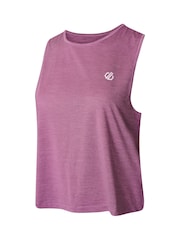 Dare 2b Purple Meditate Crop Top - Image 8 of 9