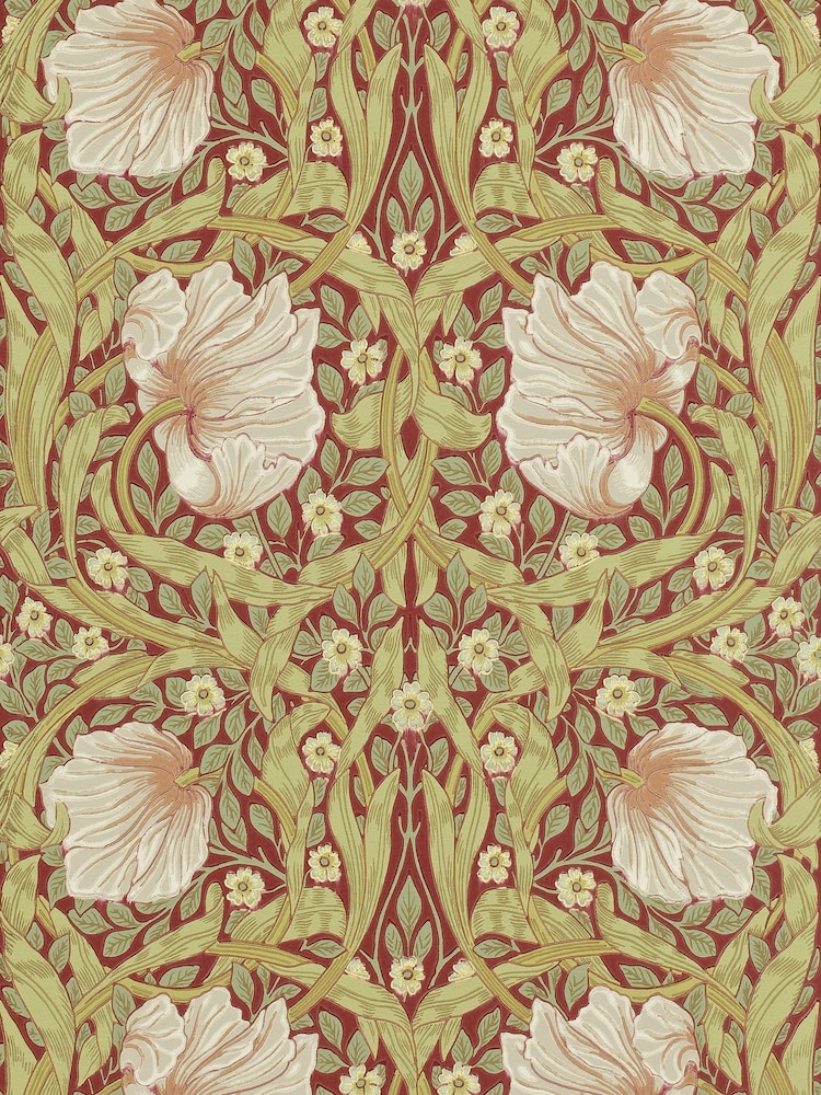 Morris & Co. Orange Pimpernel Wallpaper - Image 1 of 1